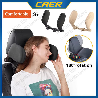 Leather Head/Neck Car Rest